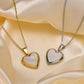 Open Locket Heart necklace (Gold)