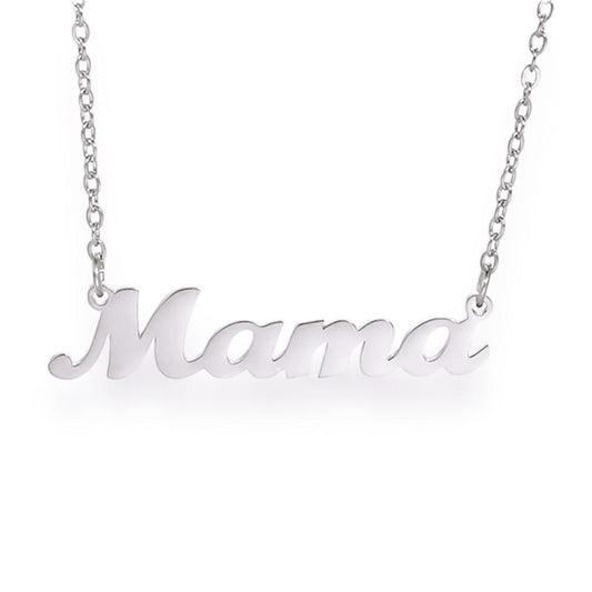 MAMA Chain Necklace Silver