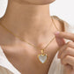 Open Locket Heart necklace (Red)
