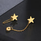 Solid Star Tassel Chain Gold