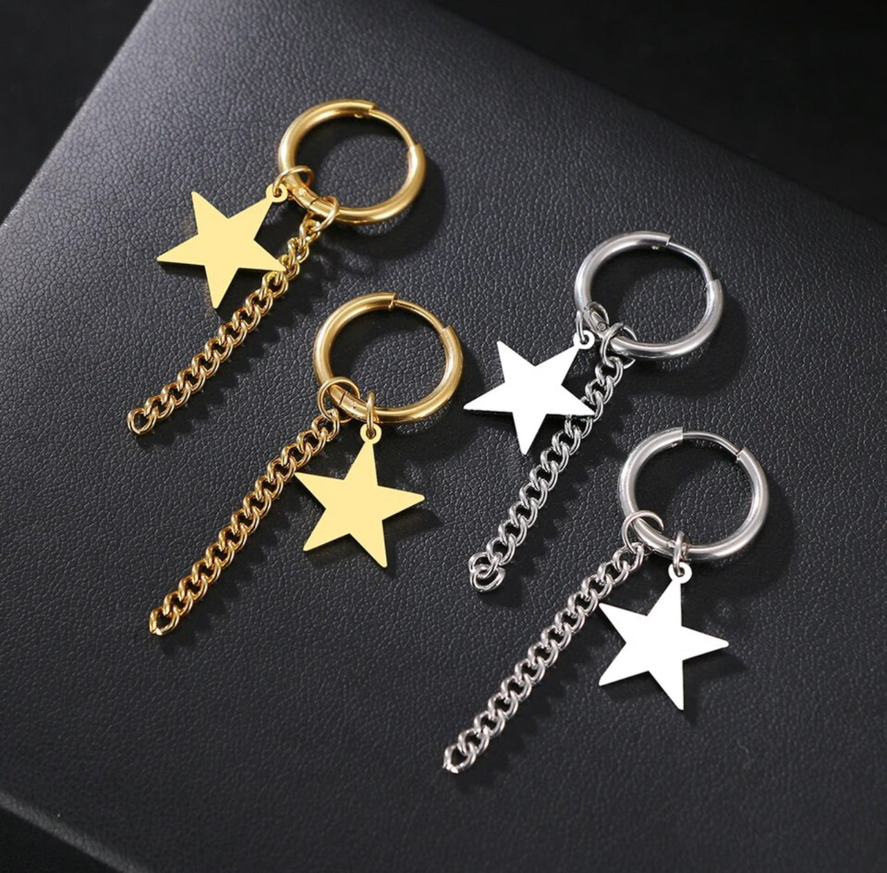 Star Pendant Chain Gold