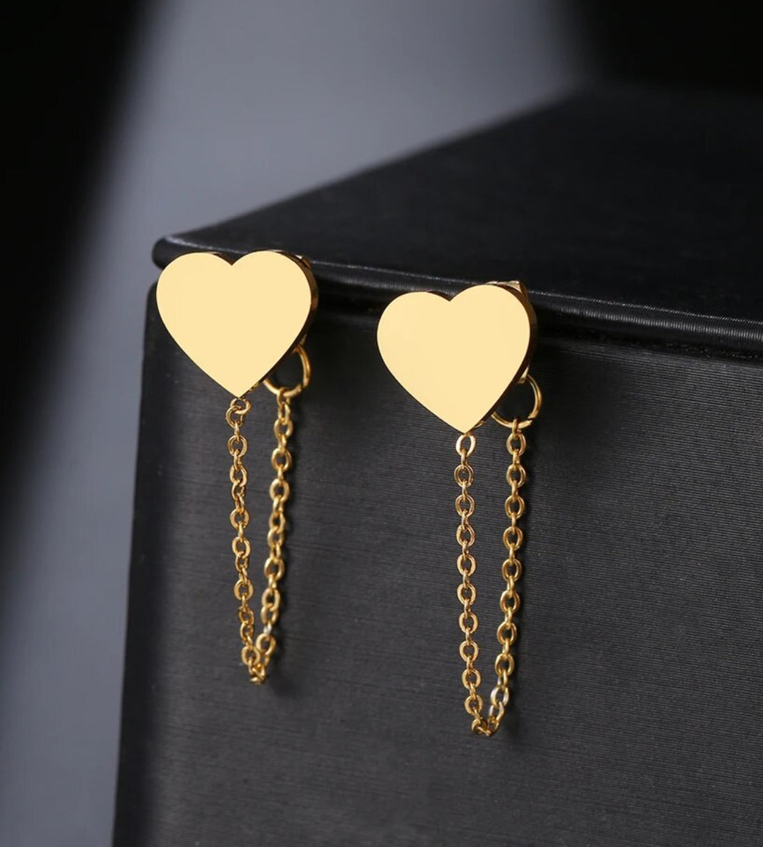 Heart Tassel Chain Gold