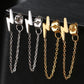 Lightning Bolt Tassel Chain Gold