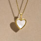 Open Locket Heart necklace (Gold)