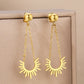 Sun Ray Tassel Chain Gold