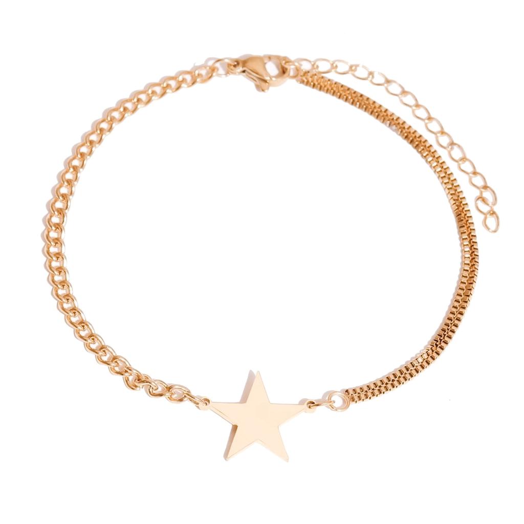 Chunky Star Bracelet Gold