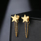 Solid Star Tassel Chain Gold