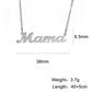 MAMA Chain Necklace Silver